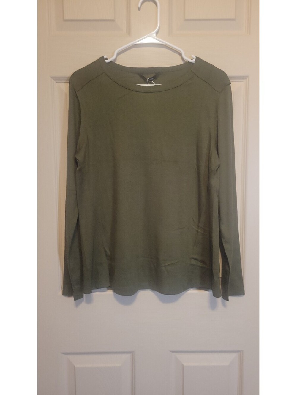 Dokotoo Olive Green Long Sleeve Knit Top Size M